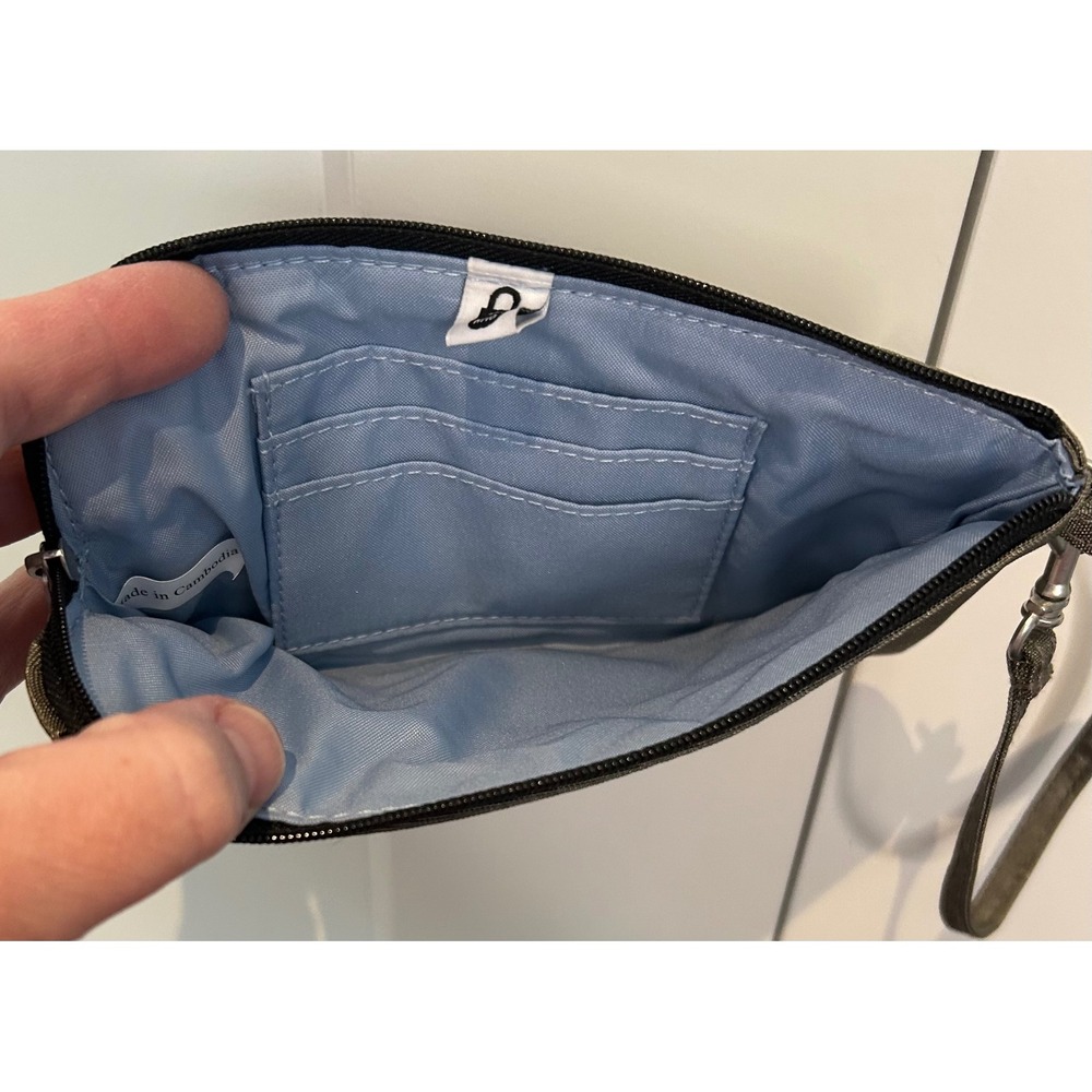 Baggallini RFID‎ Wristlet Clutch Zipper Travel Wallet Card Slots Pouch - Picture 3 of 5